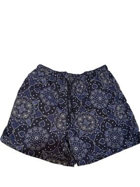 LCKR Men’s Navy Blue Print Design Swimming Trunks